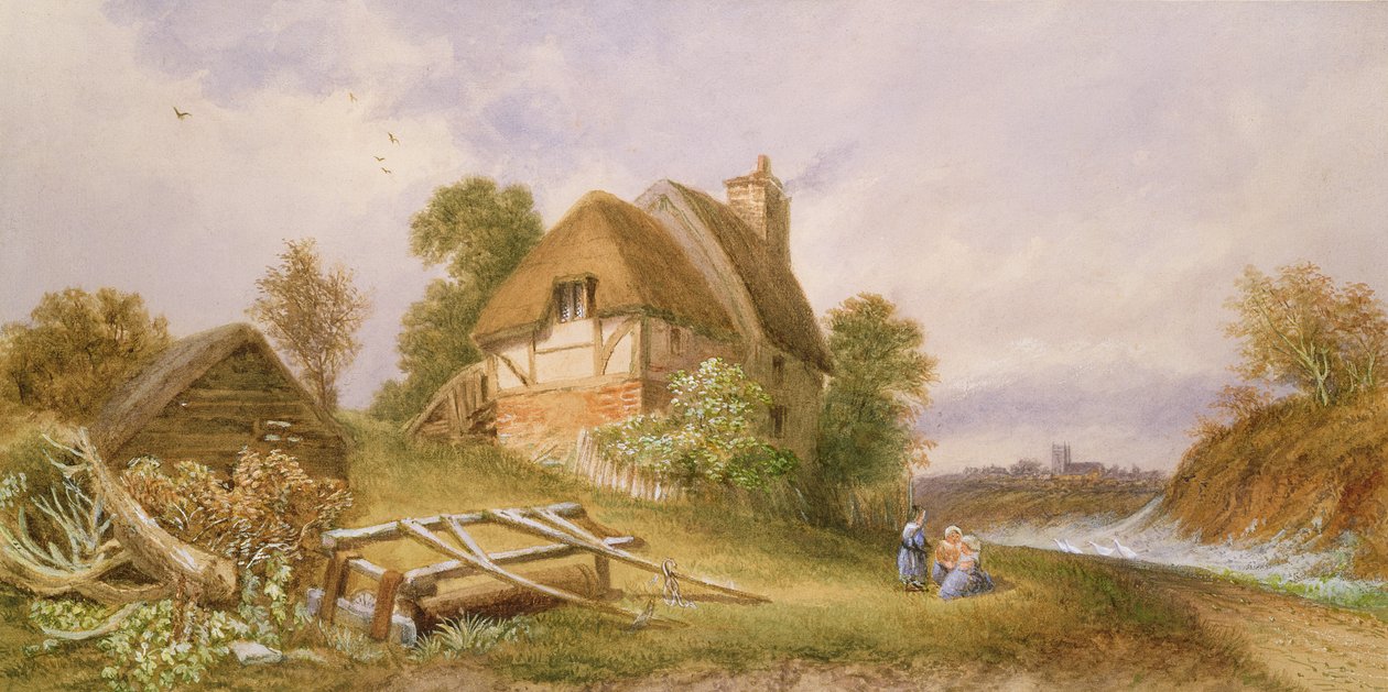 Cerca de Christchurch, Hampshire, 1874 de Miss Lorimer
