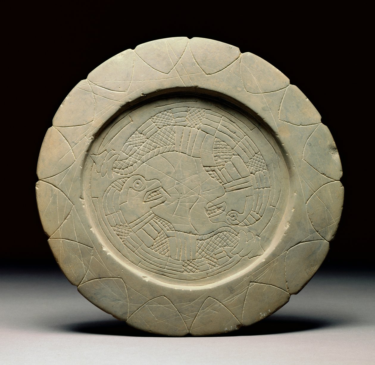 Piedra de paleta, Moundville, 1200-1500 de Mississippian culture