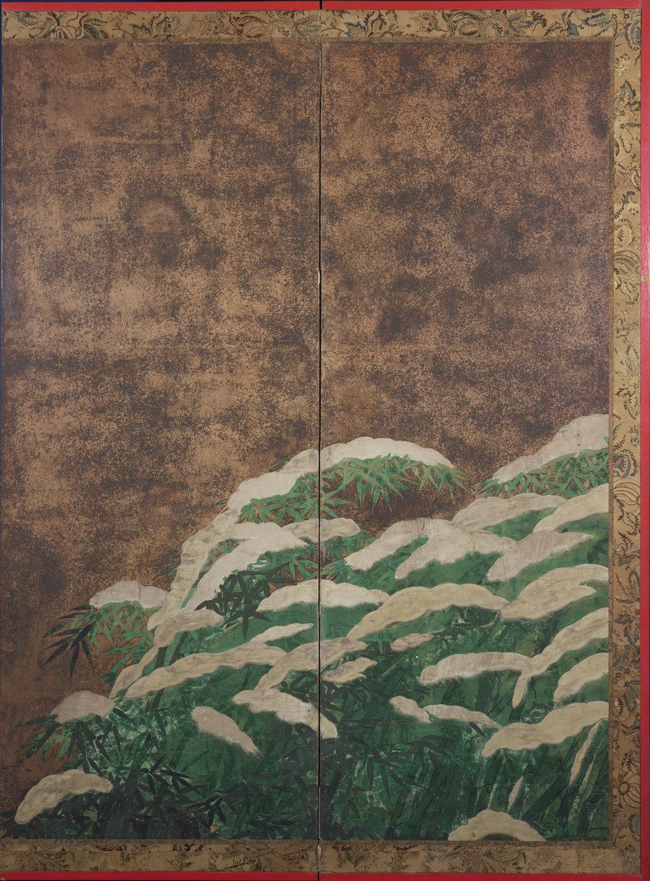 Bambú en la nieve, c.1600 de Mitsuyoshi Tosa