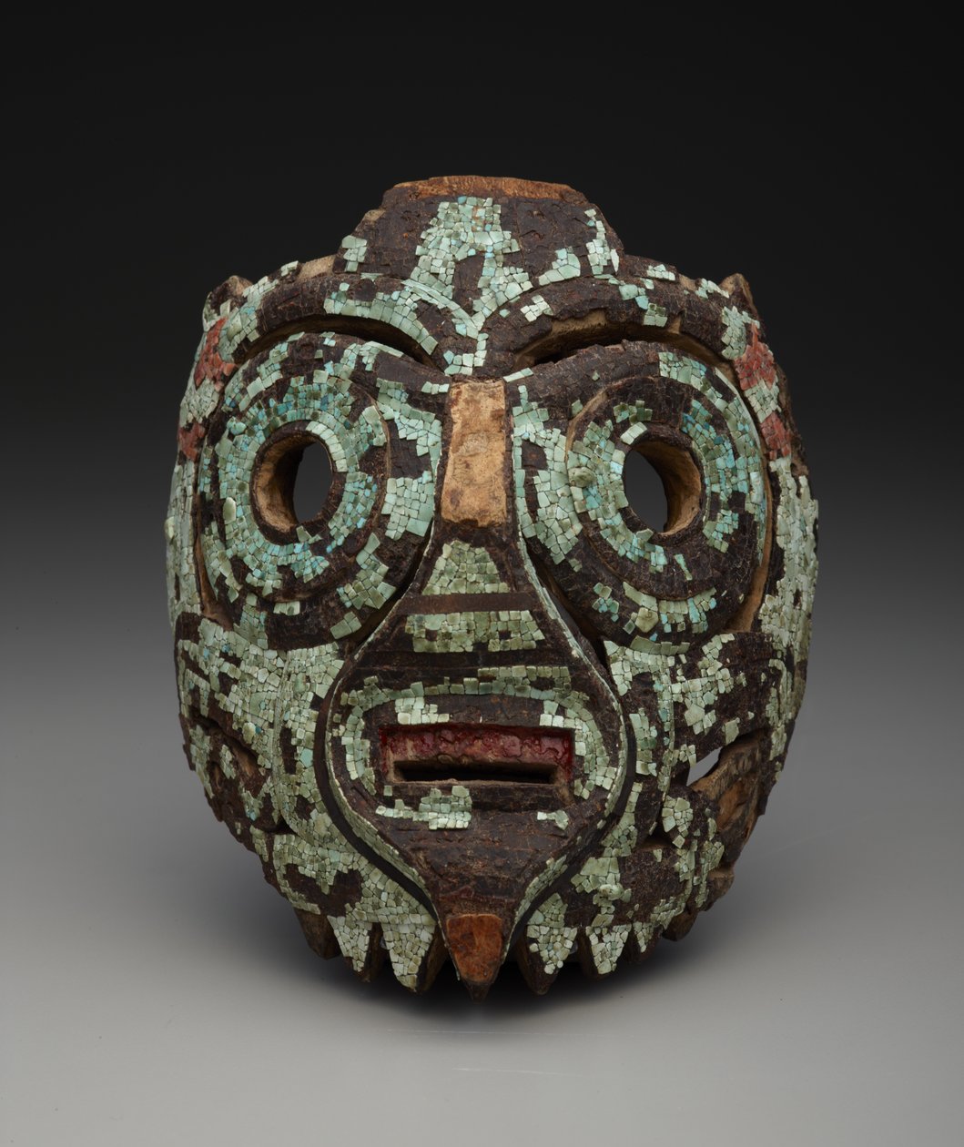 Máscara, posiblemente de Tlaloc, c.1350-1521 de Mixtec Mixtec
