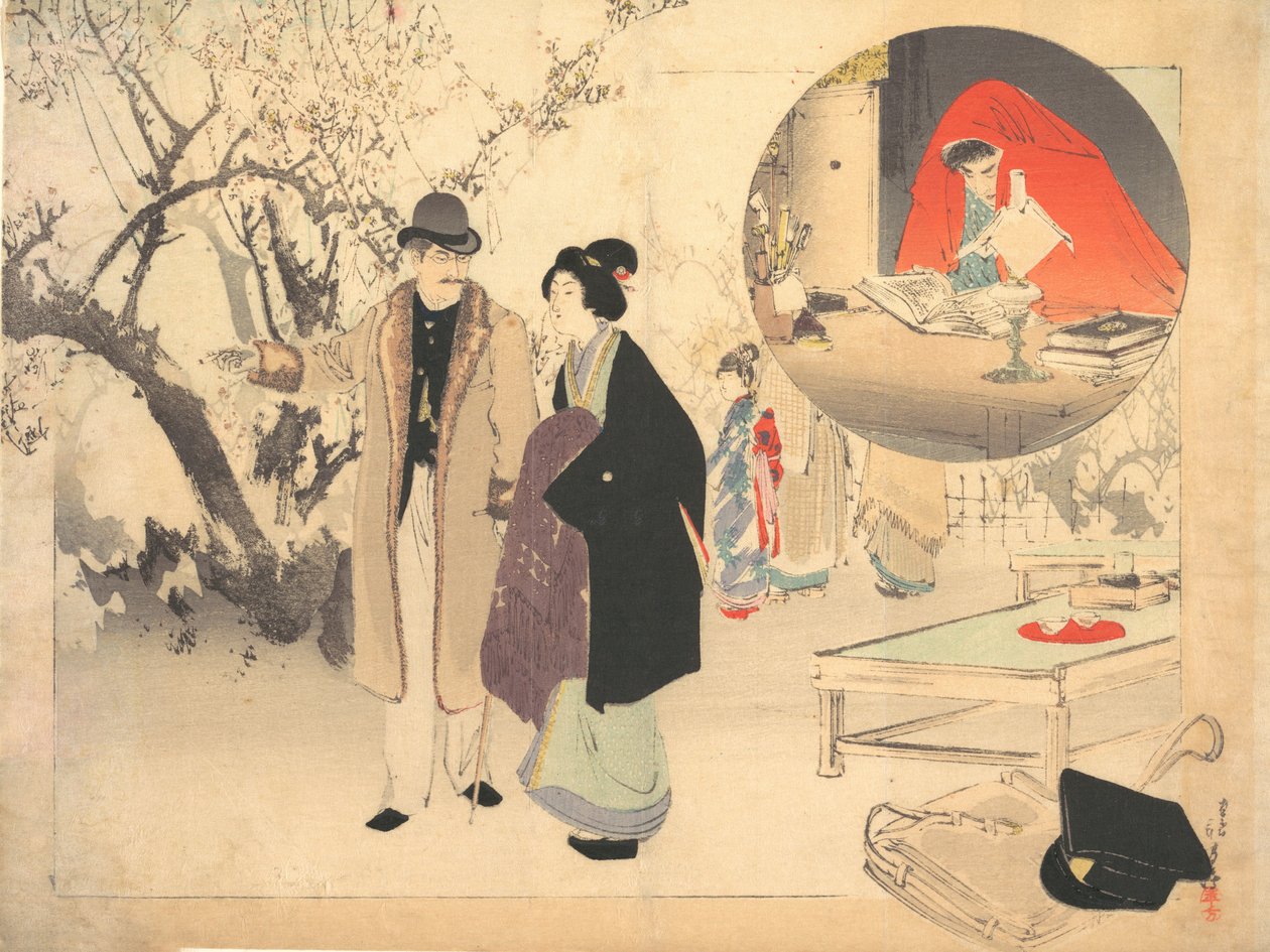 El demonio dorado Konjiki yasha, ca. 1903 de Mizuno Toshikata