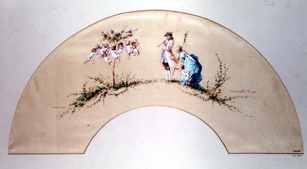 Diseño para un abanico de Mme. Callamatta