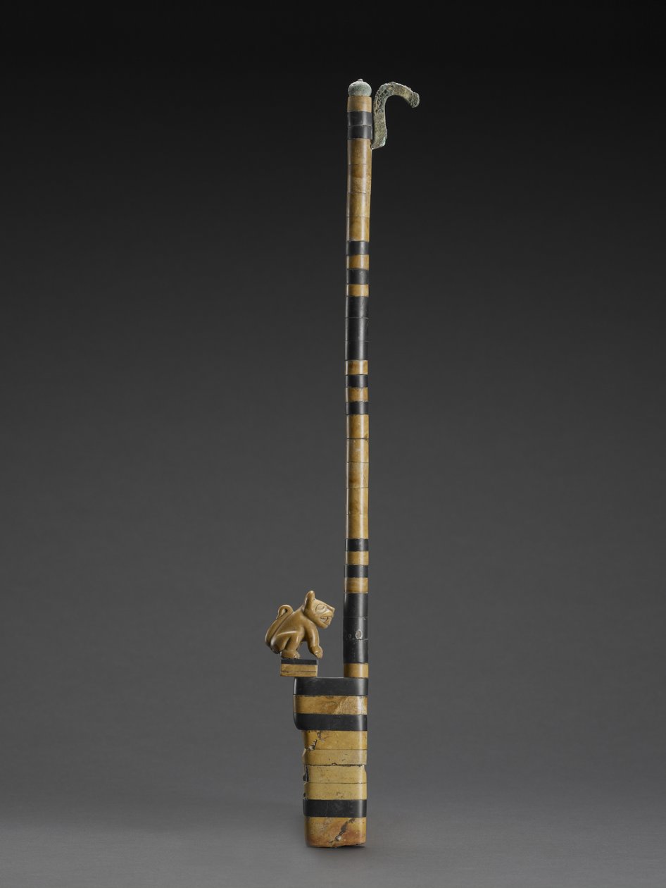 Atlatl con Felino de Moche Moche