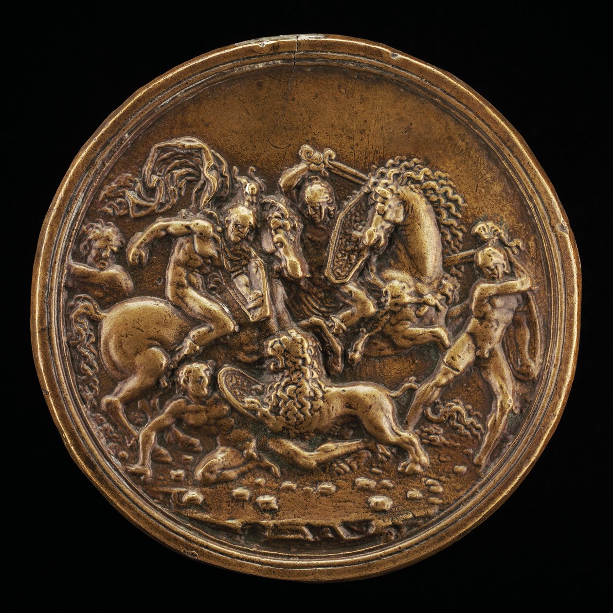Caza de leones, finales del siglo XV - principios del siglo XVI de Moderno