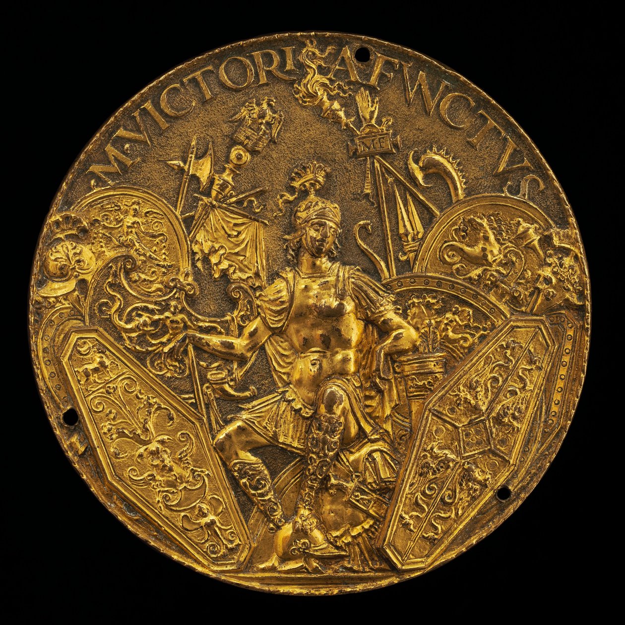 Marte rodeado de trofeos, finales del siglo XV - principios del siglo XVI de Moderno