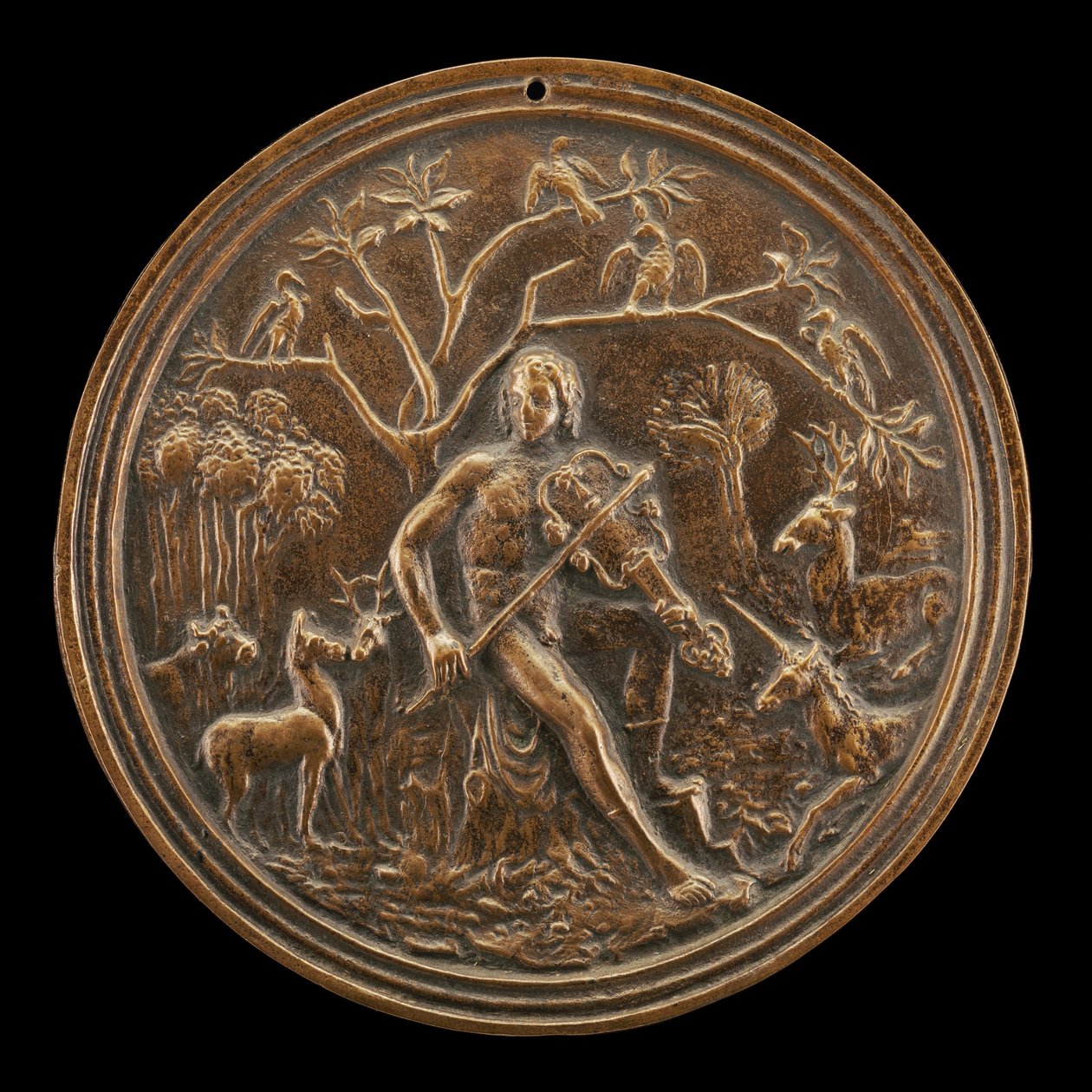 Orfeo Encantando a las Bestias del Campo de Moderno