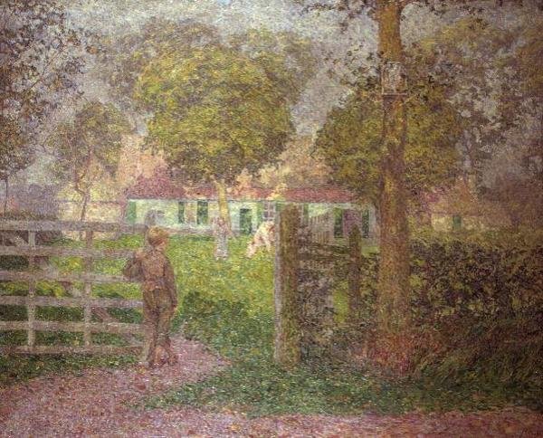 La granja, c.1910 de Modest Huys
