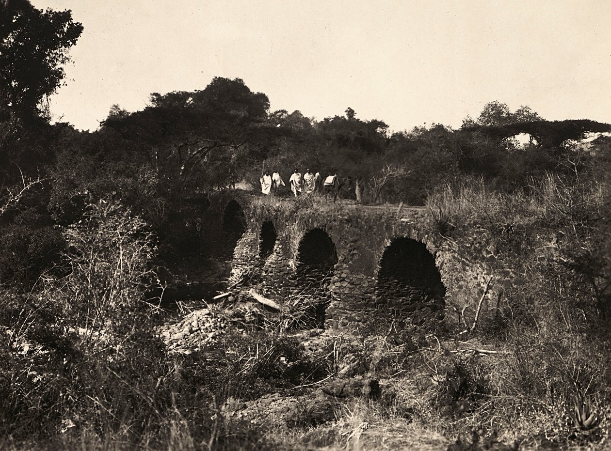Construyendo un Imperio en la era fascista: puente portugués, 09/05/1936 (foto en b/n) de Modestino Baldinetti