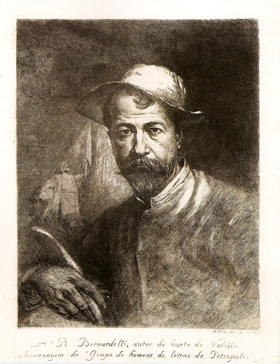 Retrato de Rodolpho Bernardelli de Modesto Brocos