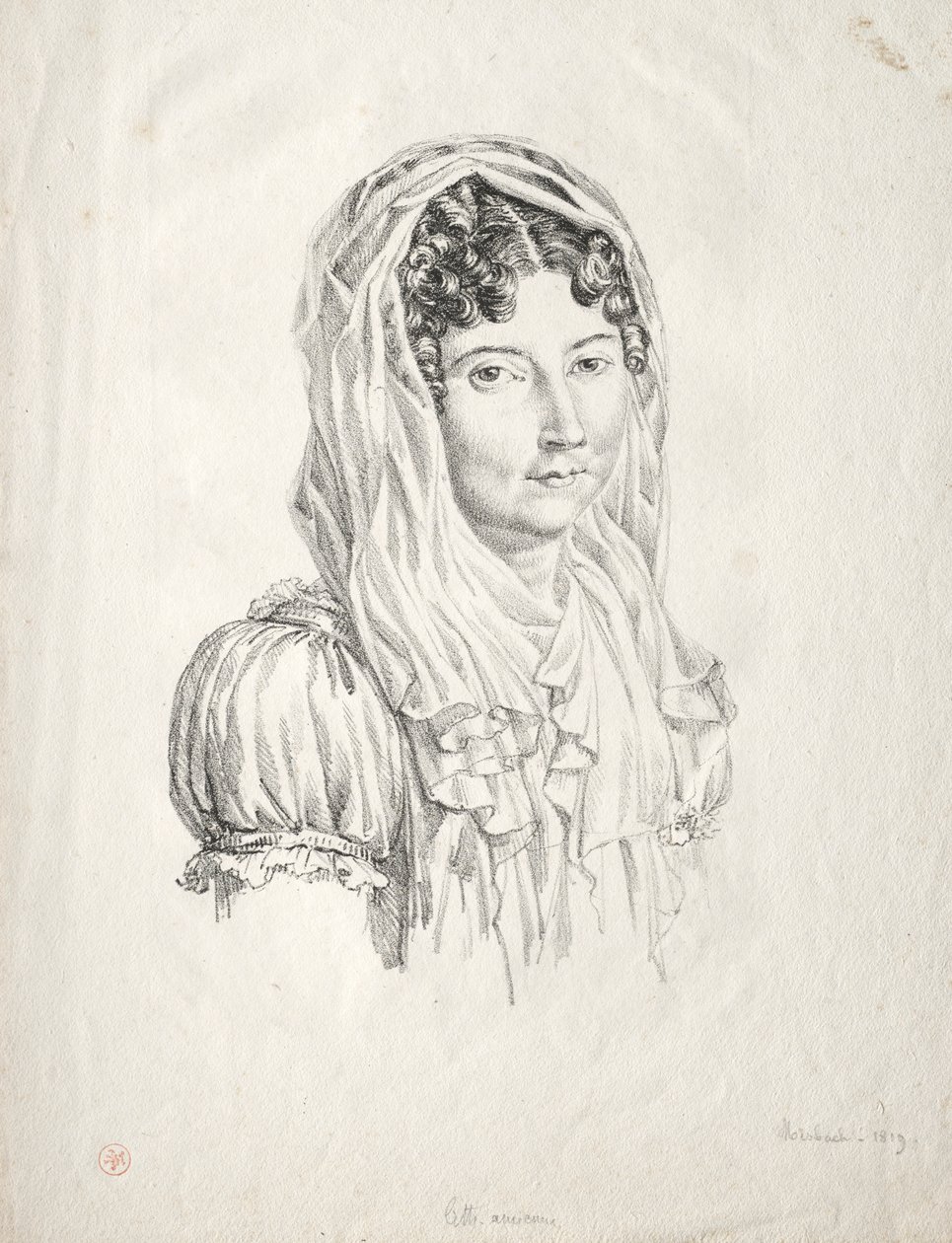 Retrato de una mujer de Moisbach