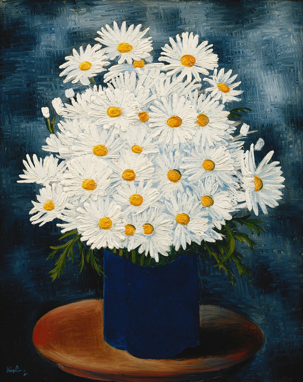 Ramo de Margaritas; Bouquet de Marguerites de Moise Kisling