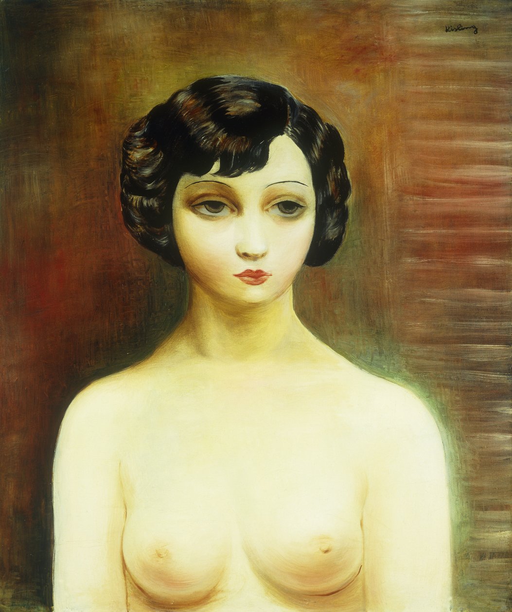 Busto de mujer joven; Buste de Jeune Femme de Moise Kisling