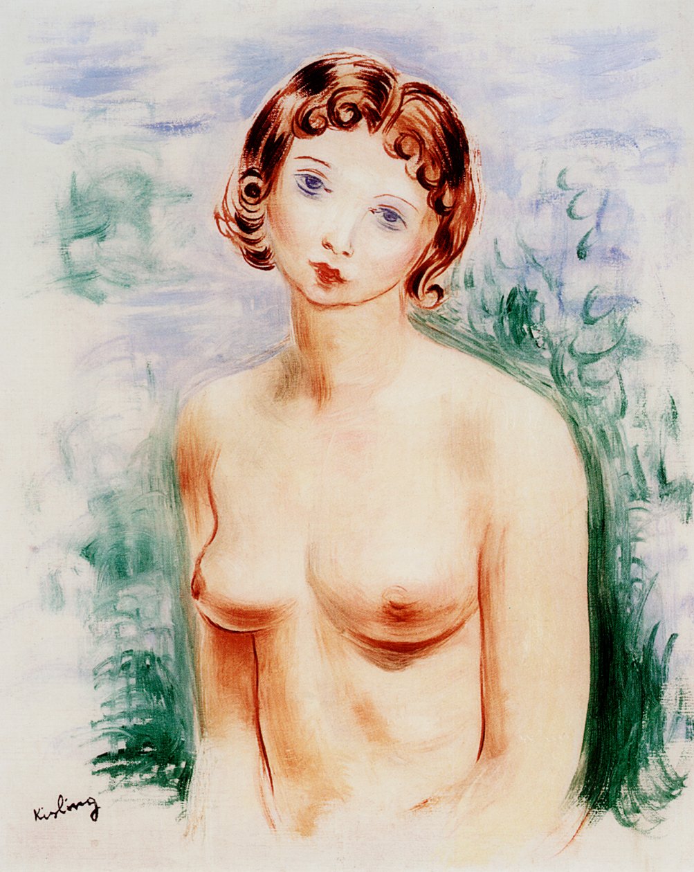 Desnudo femenino, siglo XX de Moise Kisling