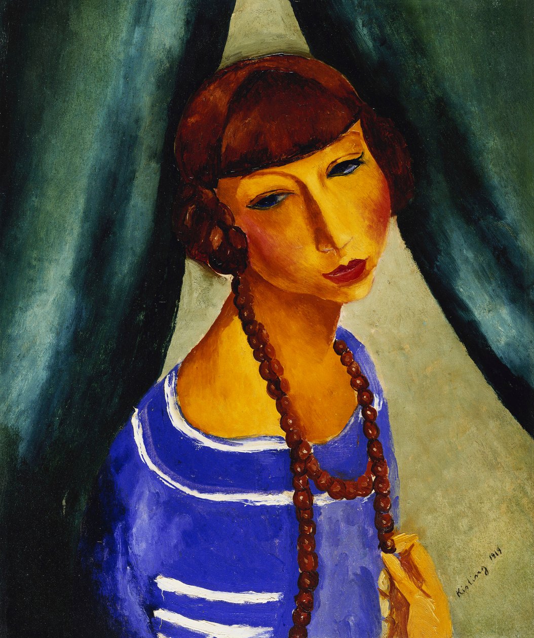 Retrato de Margueritte Gros, cuñada del artista; Portrait de Margueritte Gros, la Belle-Soeur de l