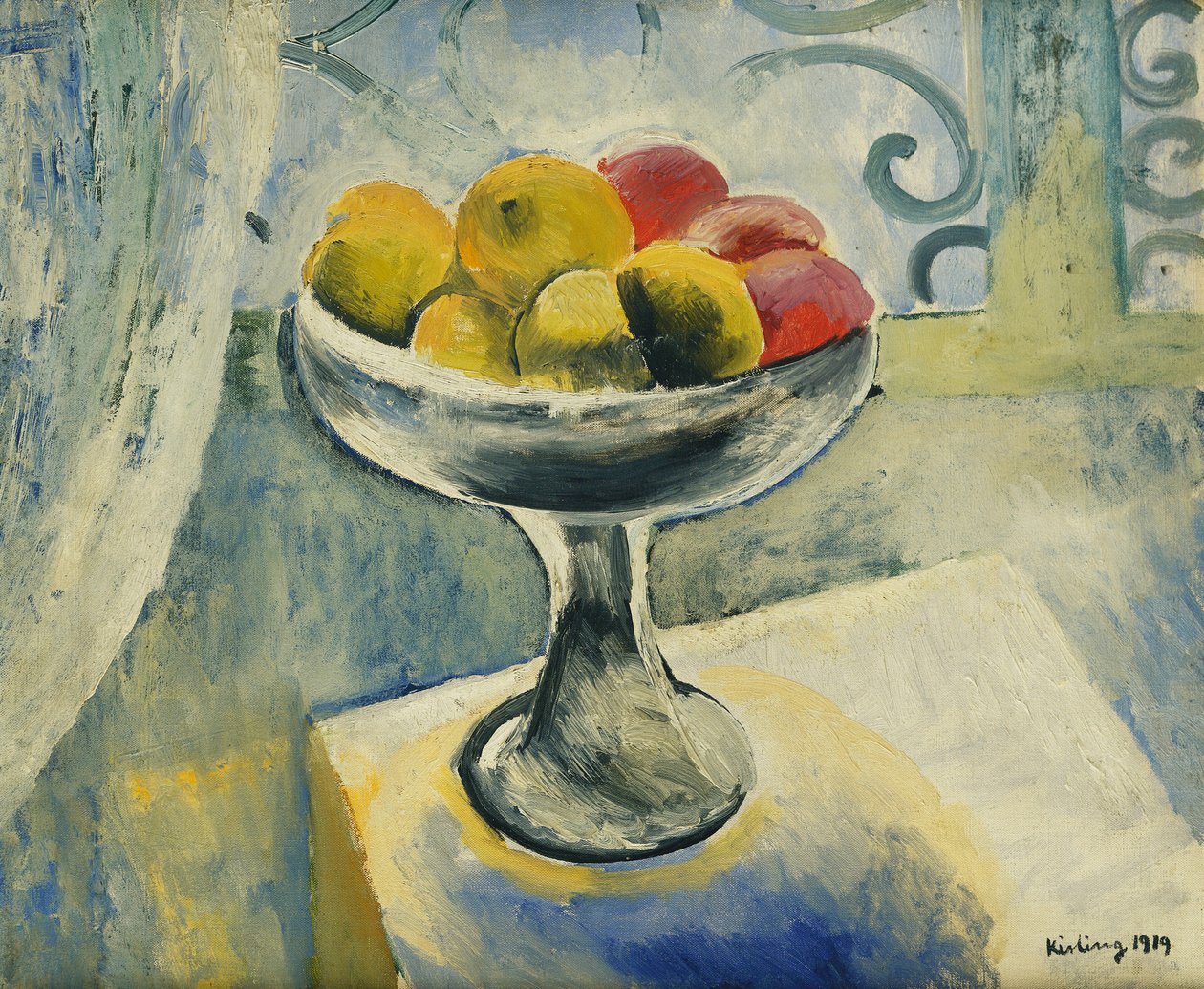 Naturaleza muerta con manzanas; Nature Morte aux Pommes de Moise Kisling