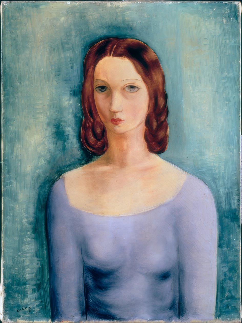 Mujer joven de Moise Kisling