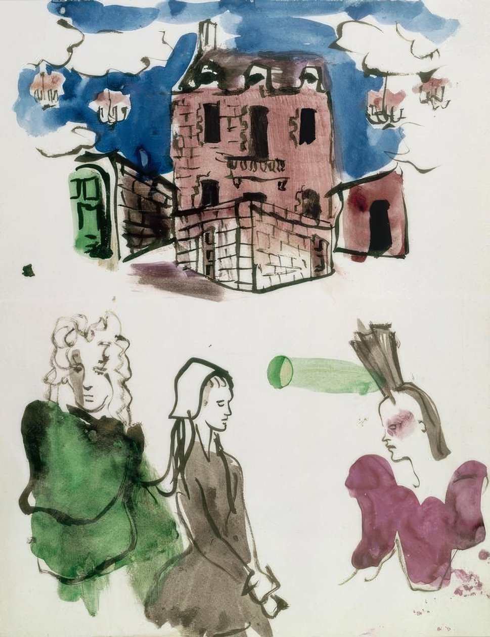 Diseño de escenografía y figurines de Molière