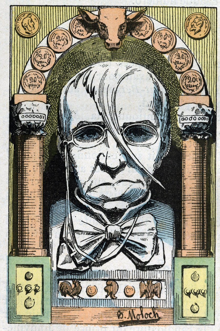 Retrato de Emile de Girardin, periodista, publicista y político francés 1806-1881 de Moloch
