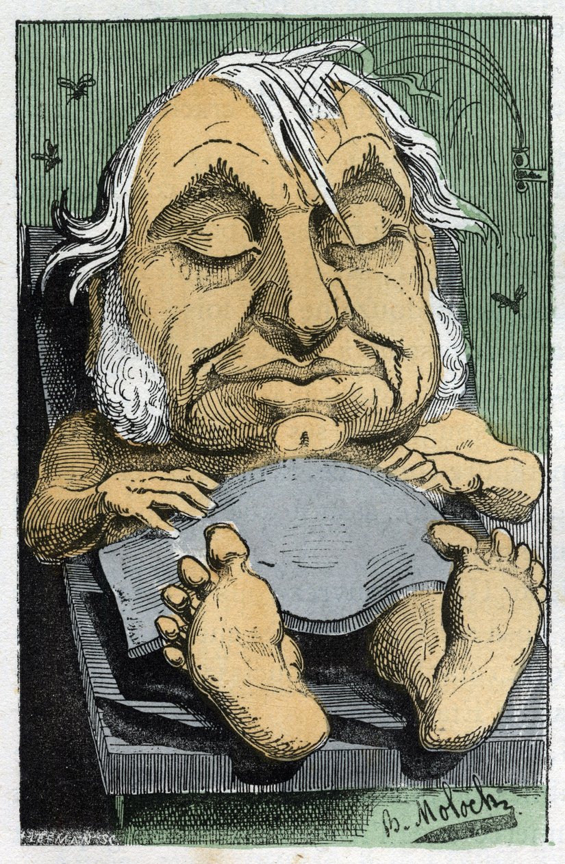 Retrato de Eugene Rouher (1814-1884), político francés de Moloch