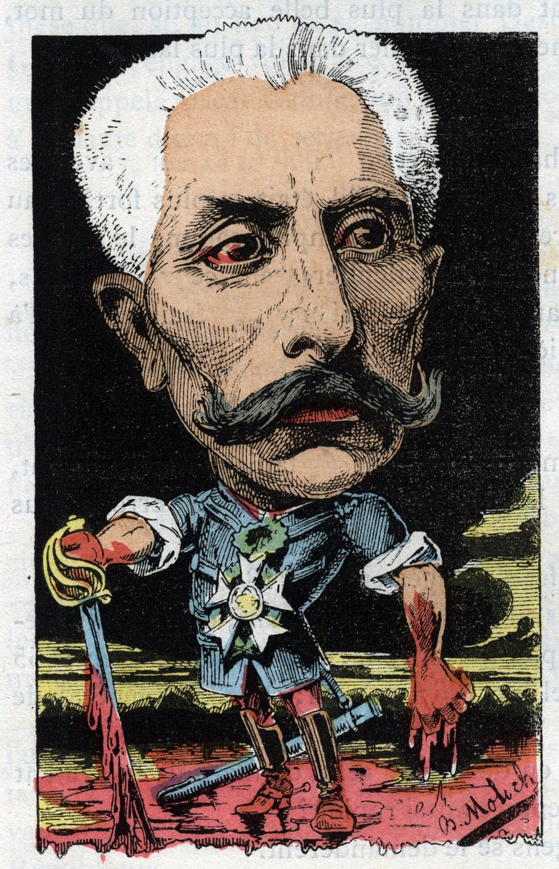 Retrato de Gaston Alexandre Auguste De Galliffet, General Francés de Moloch