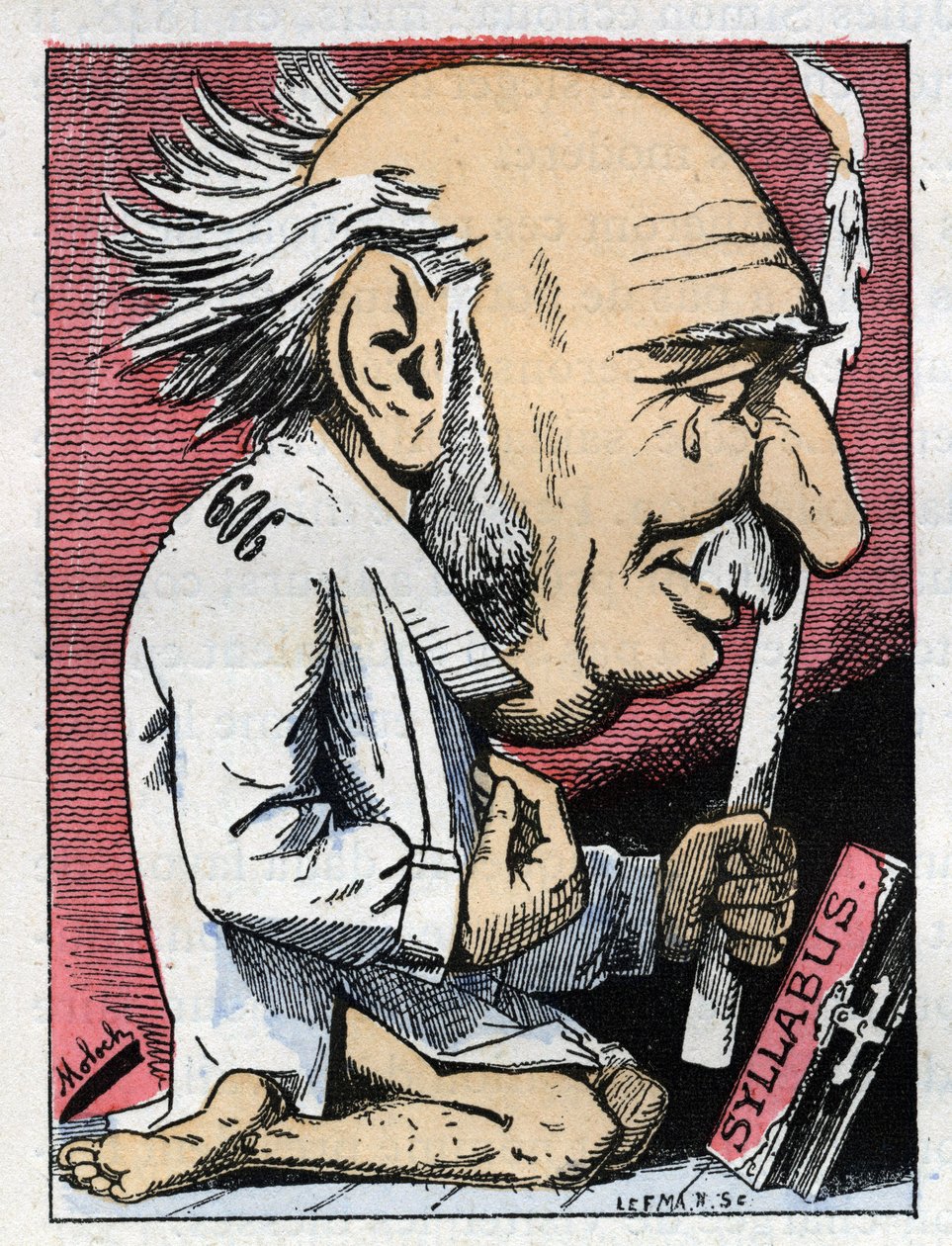 Retrato de Jules Simon (1814-1896), político francés de Moloch