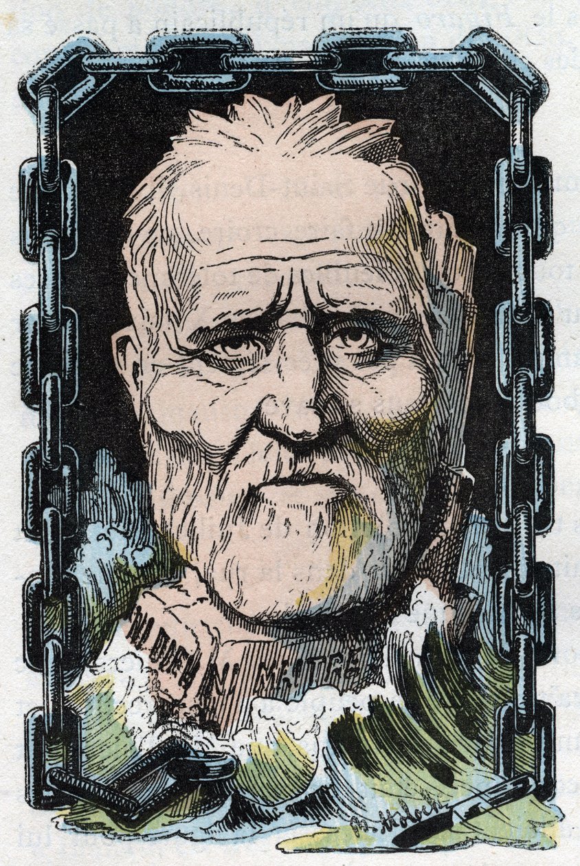 Retrato de Louis Auguste Blanqui (1805-1881), teórico socialista y revolucionario francés de Moloch