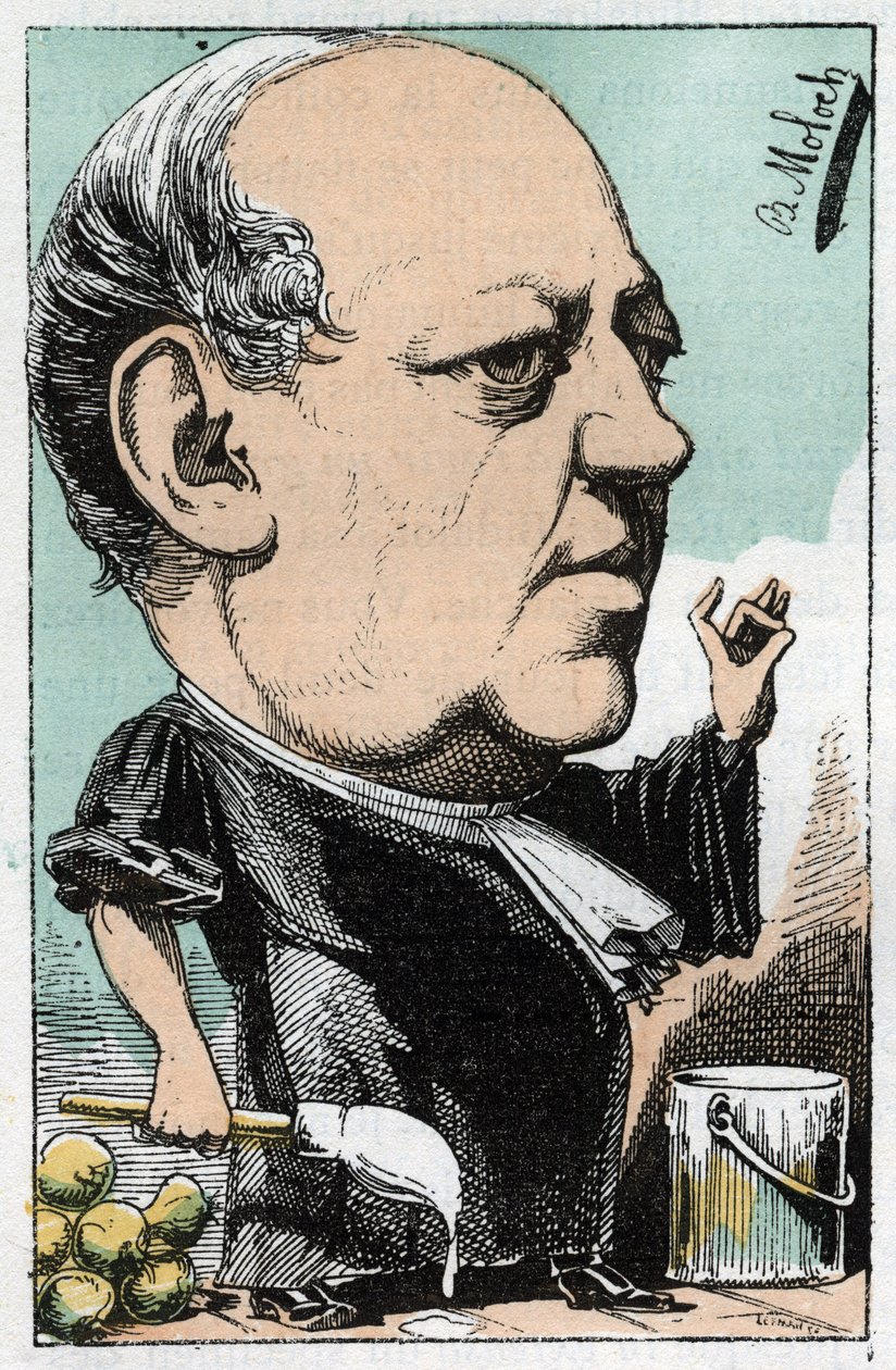Retrato de Maître Charles Lachaud (1817-1882), abogado francés de Moloch