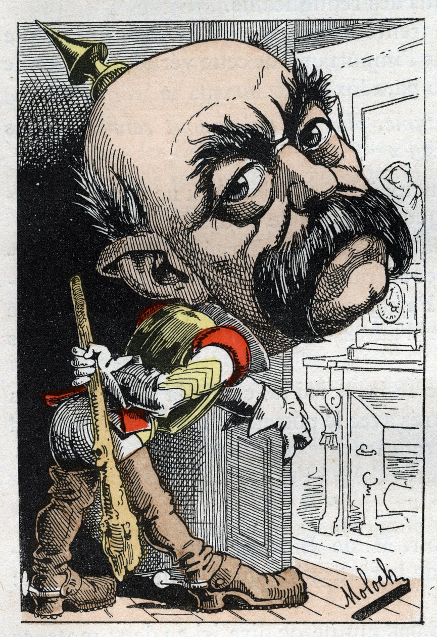 Retrato de Otto Von Bismarck (1815-1898) Canciller de Prusia de Moloch