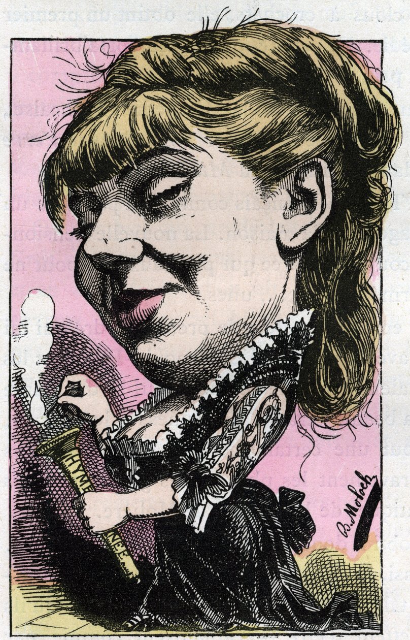 Retrato de Sophie Croizette (1847-1901), socia de la Comédie-Française de Moloch