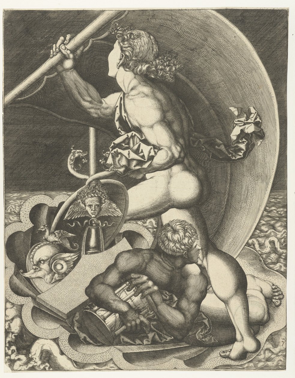 Alegoría del tiempo y la fortuna de Monogrammist AC
