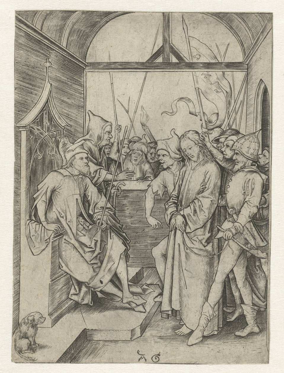 Cristo ante Pilato Historia de pasión (título de la serie) de Monogrammist AG