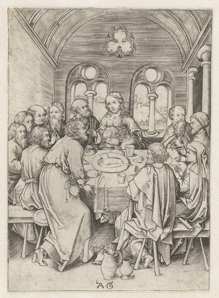 Última cena Historia de pasión (título de la serie) de Monogrammist AG