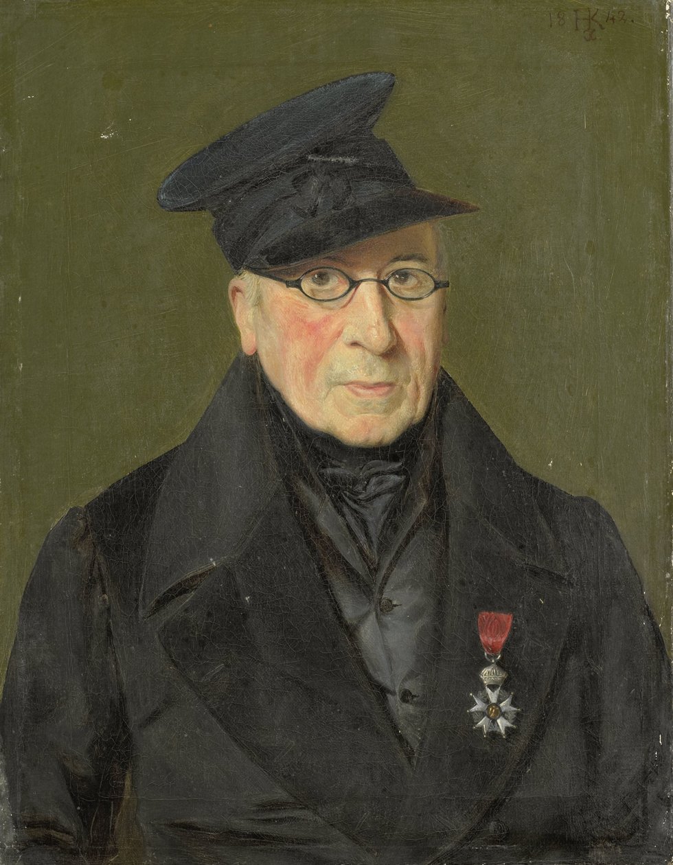 Pieter Janson (1765-1851). Pintor y grabador, mayor de coraceros fuera de servicio de Monogrammist HK (Nederland)