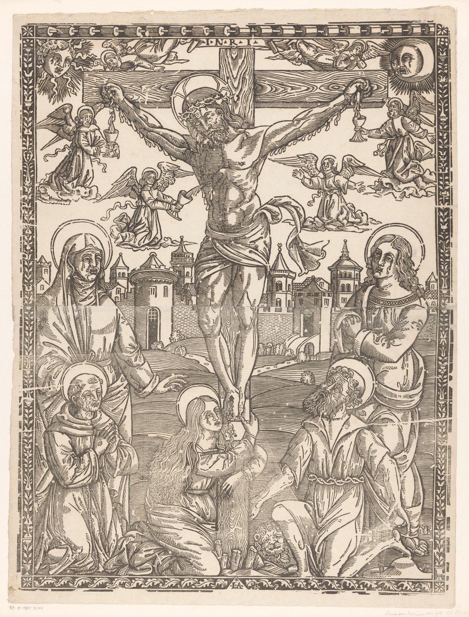 Crucifixión de Cristo de Monogrammist LA