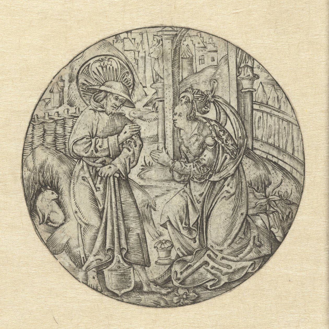 Cristo se aparece a María Magdalena
Noli me tangere de Monogrammist S