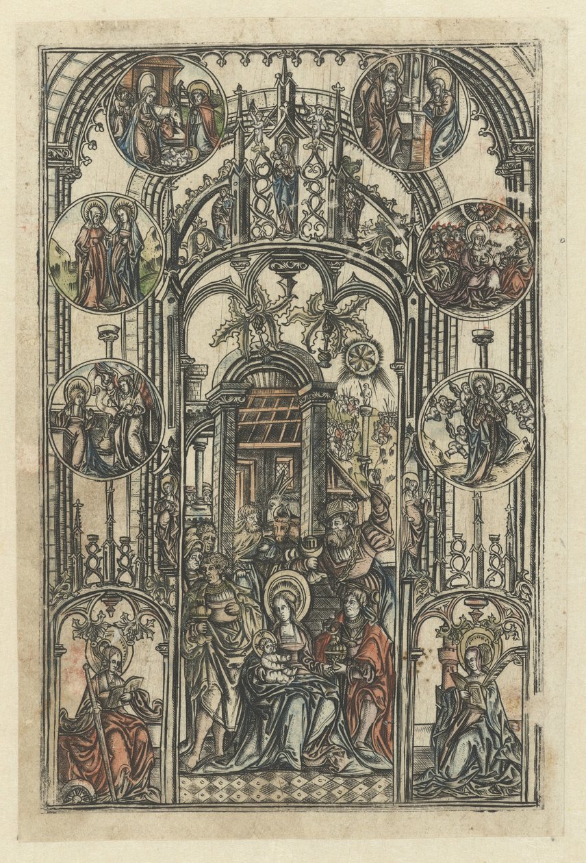 La Adoración de los Reyes de Monogrammist S