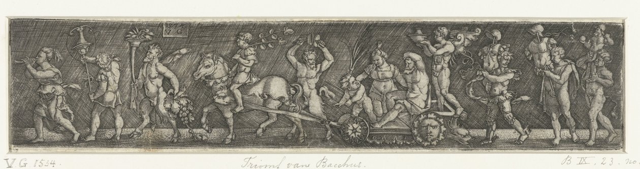 Triomf van Bacchus de Monogrammist VG