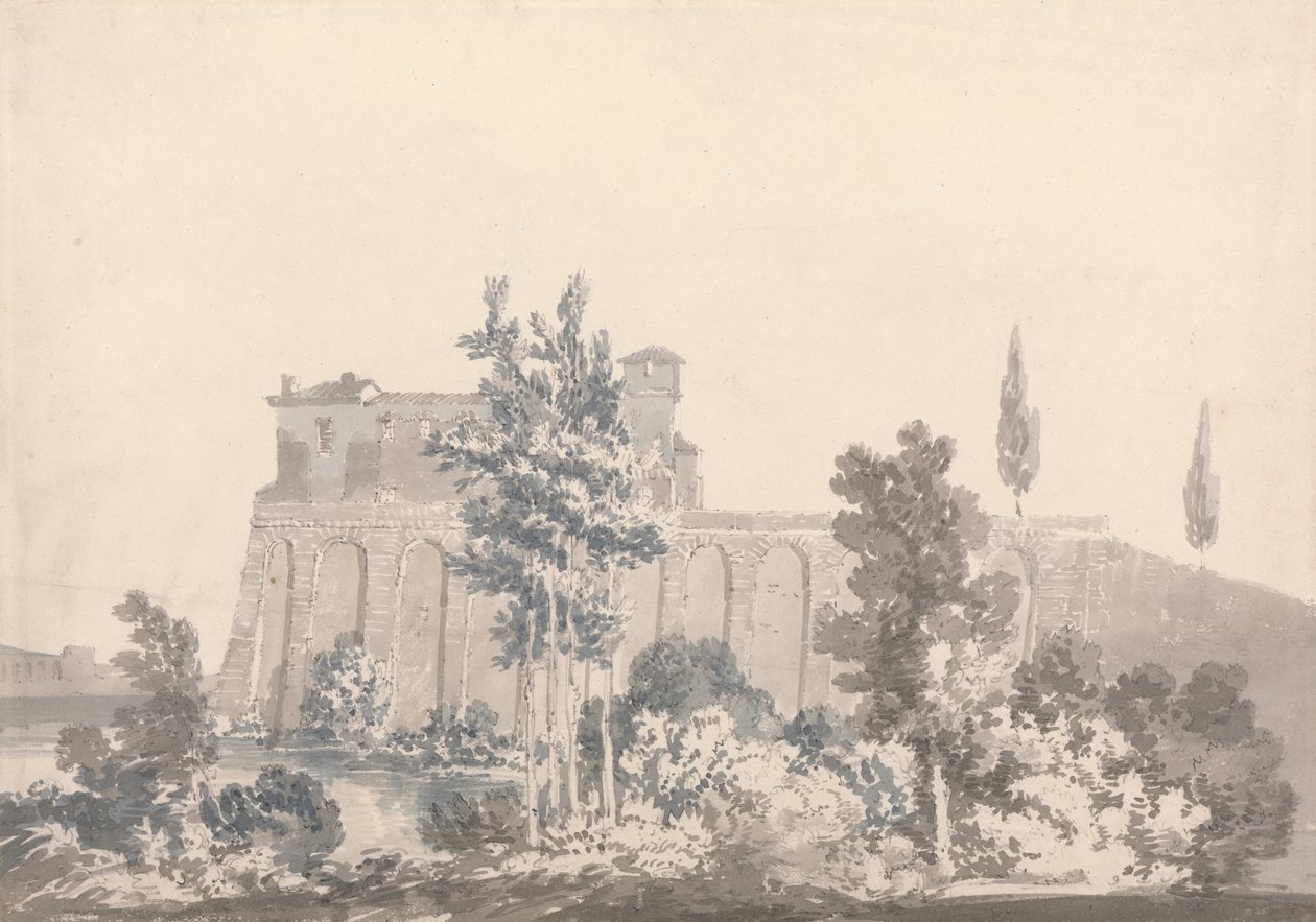 Edificios con vista al agua, cerca de Nápoles de Monro School