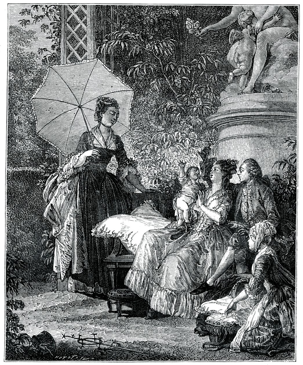 El Placer de la Maternidad, 1885 de Moreau