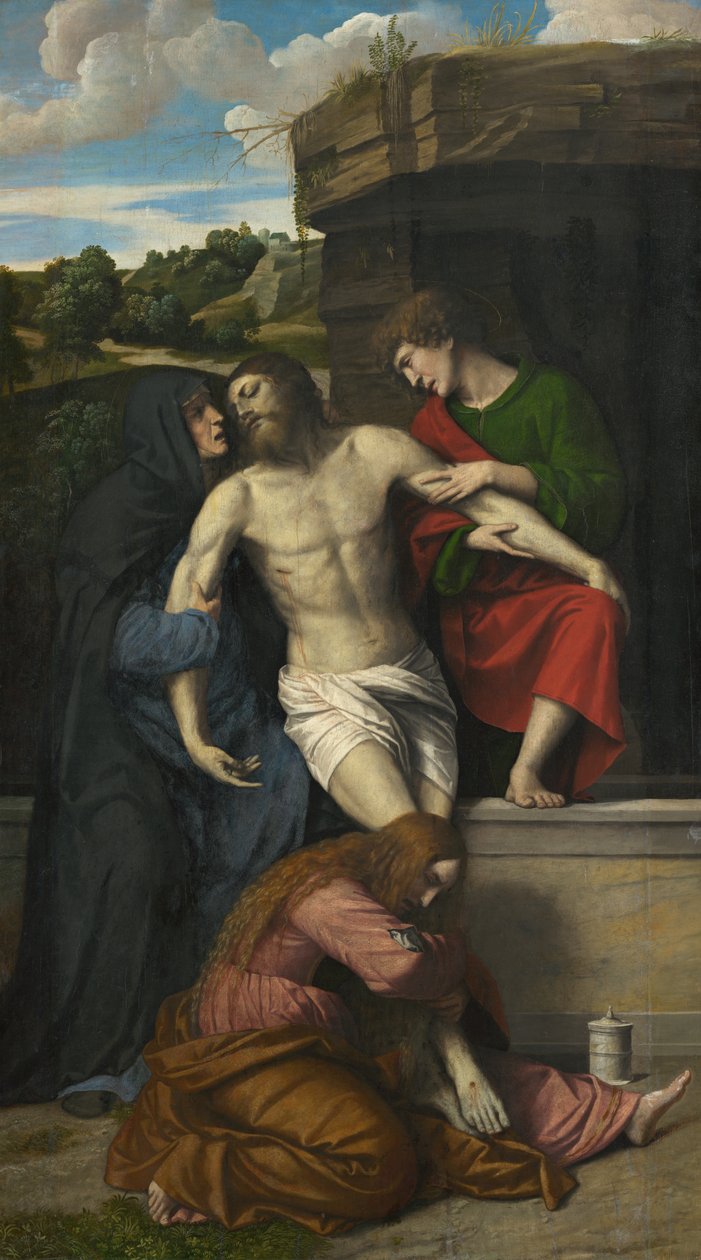 El entierro de Cristo de Moretto da Brescia  