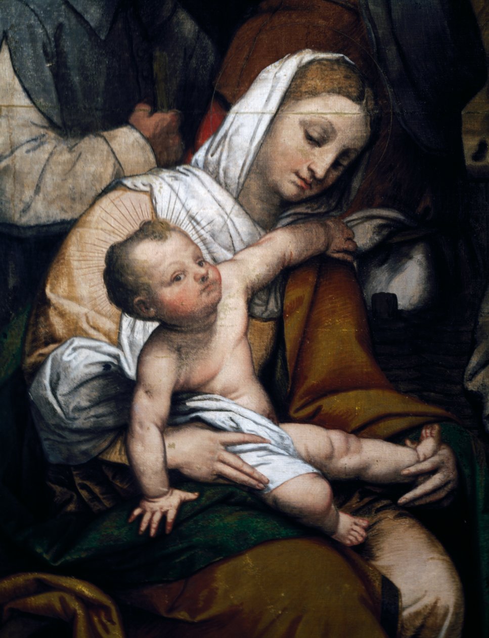 Natividad o Adoración de los Pastores de Moretto da Brescia