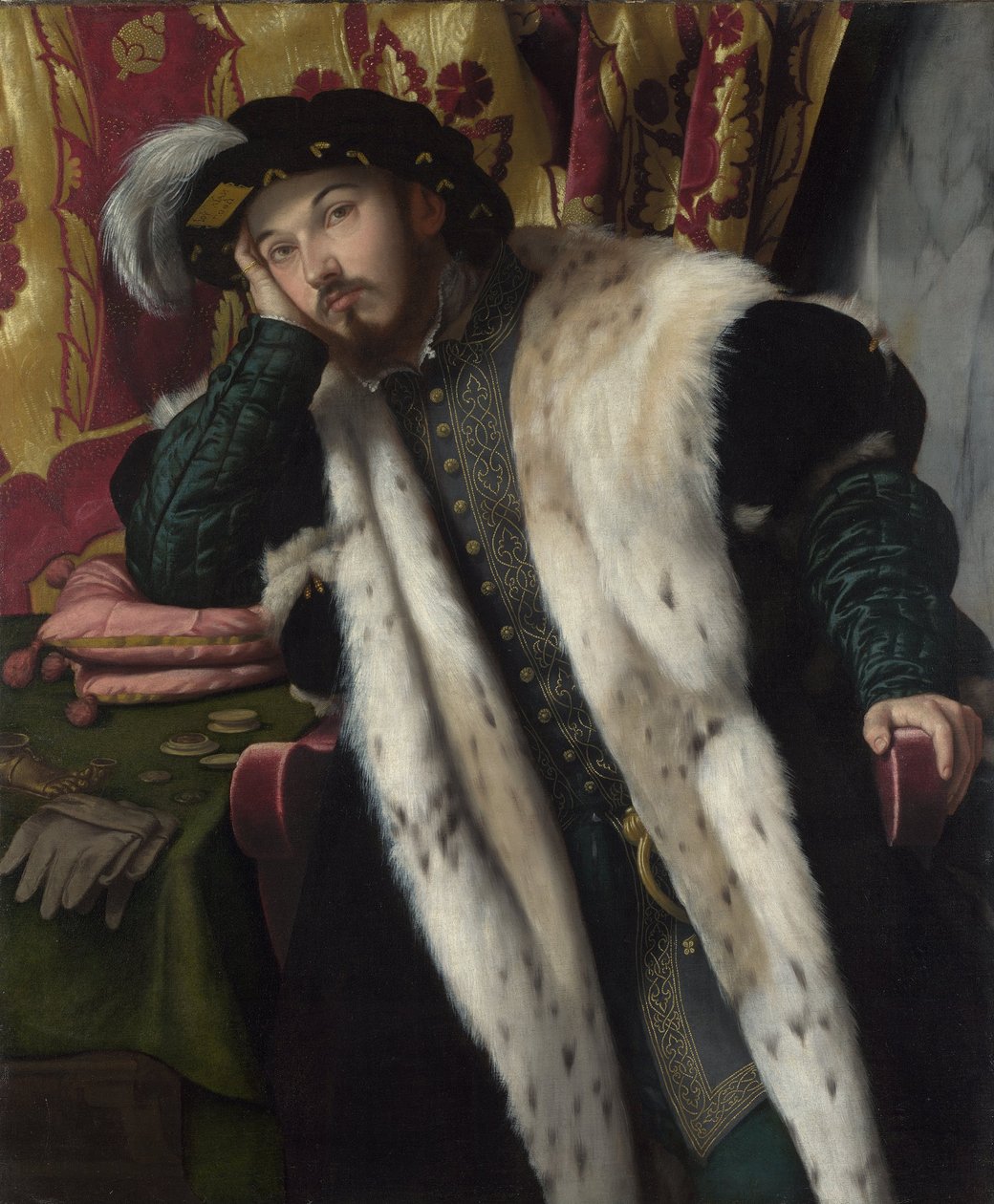 Retrato de un joven, c. 1540 de Moretto da Brescia