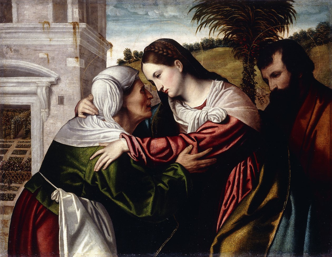 La Visitación de Moretto da Brescia