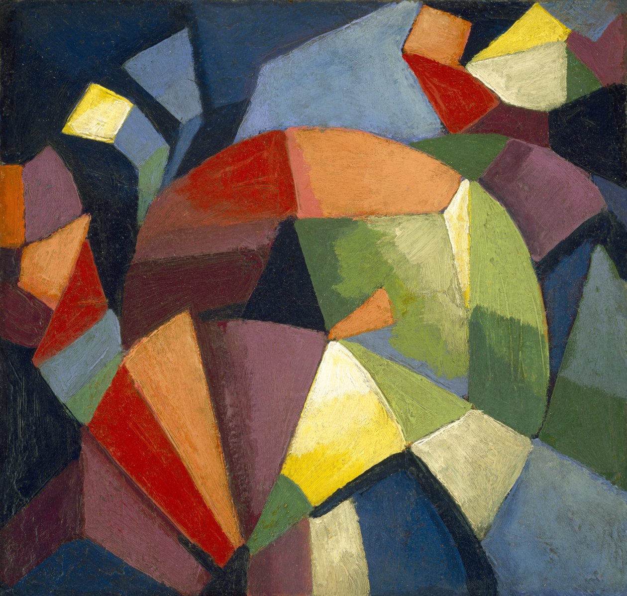 Synchromy, c. 1914 (óleo sobre cartón) de Morgan Russell