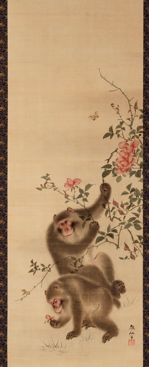 Monos y Rosas de Mori Sosen