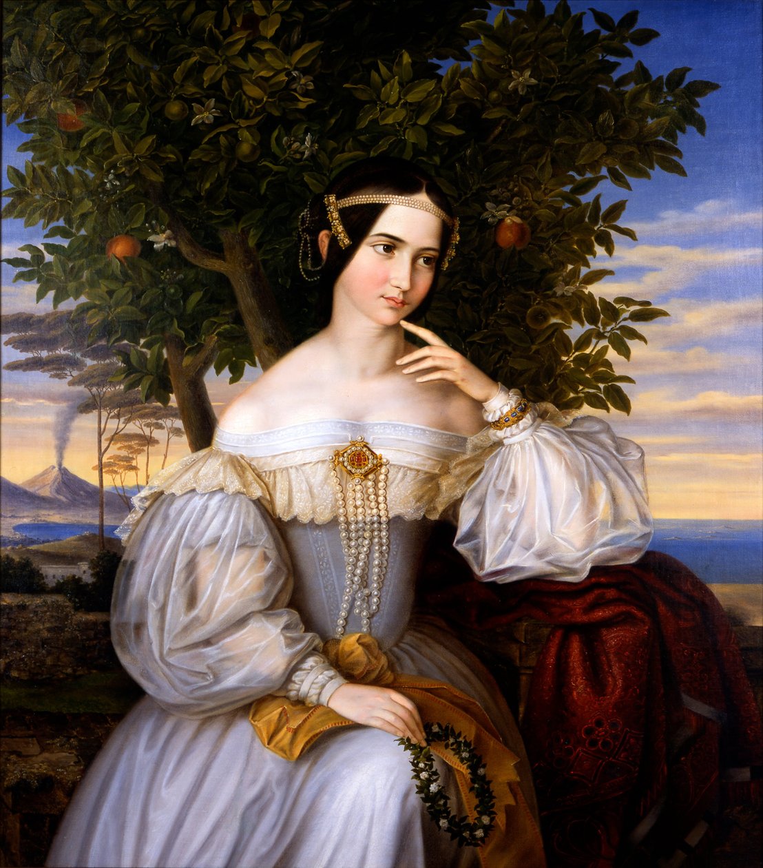 Retrato de boda de Charlotte de Rothschild de Moritz Daniel Oppenheim