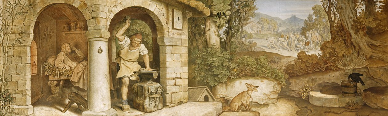 El Herrero de Ruhla, c.1854-55 de Moritz Ludwig von Schwind