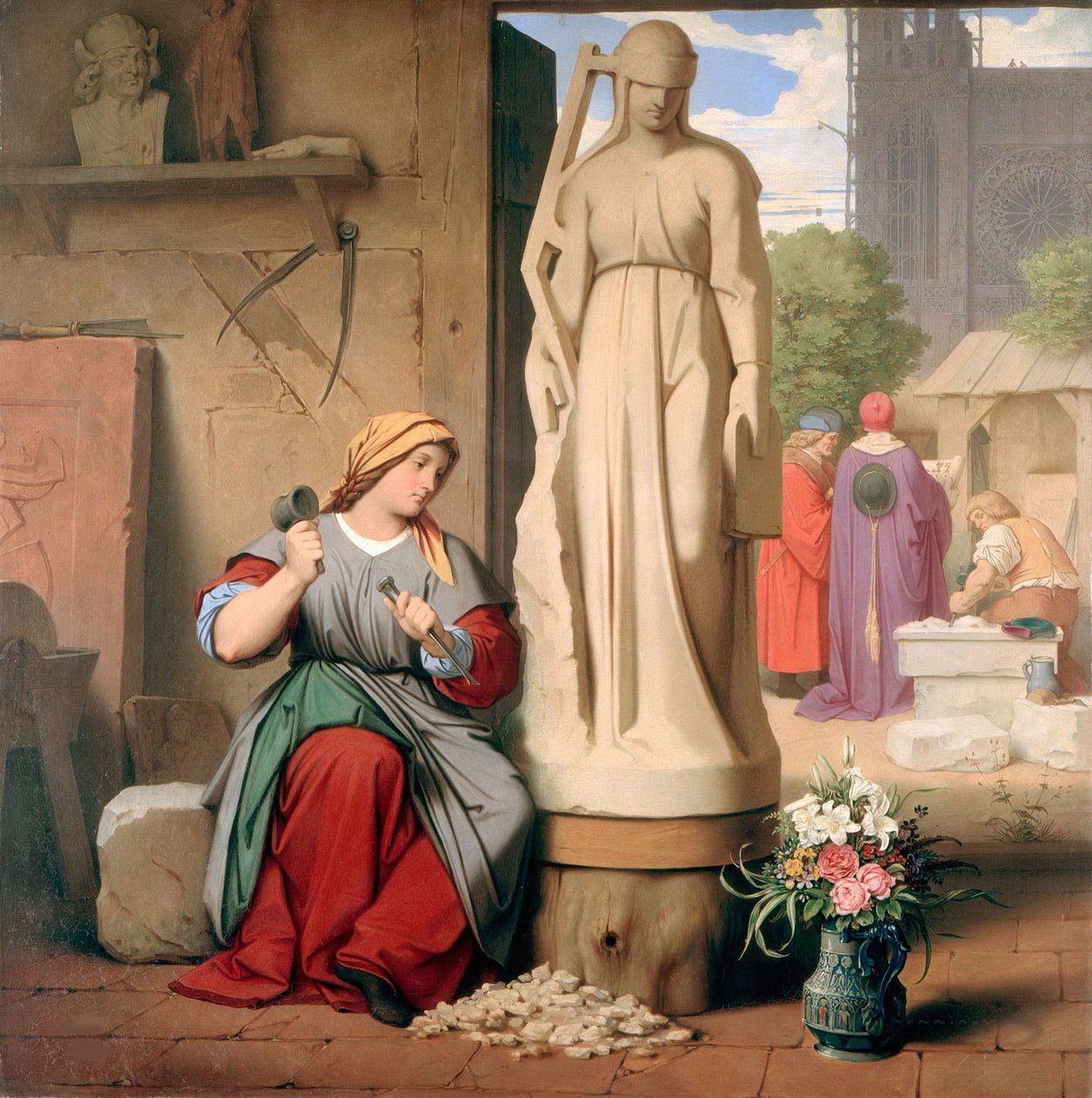 Sabina von Steinbach, 1844 de Moritz Ludwig von Schwind