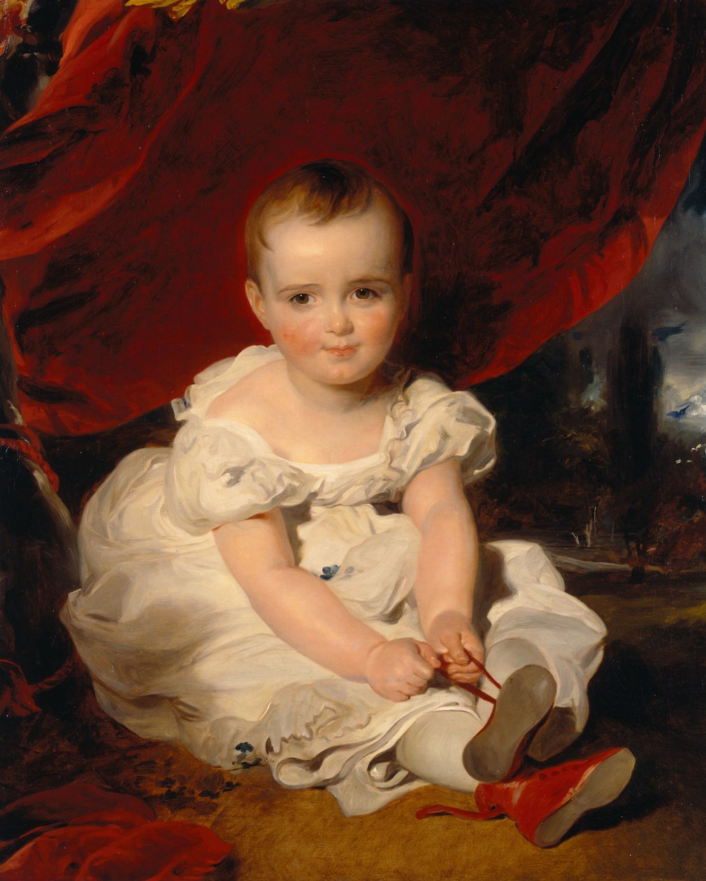 Alemán: Maria Theresia Isabella, Erzherzogin von Österreich (1816 Wien-1867 Albano), Königin beider Sizilien Maria Theresia Isabella, Archiduquesa de Austria (1816-1867), Reina de las Dos Sicilias (1837-1859) de Moritz Michael Daffinger