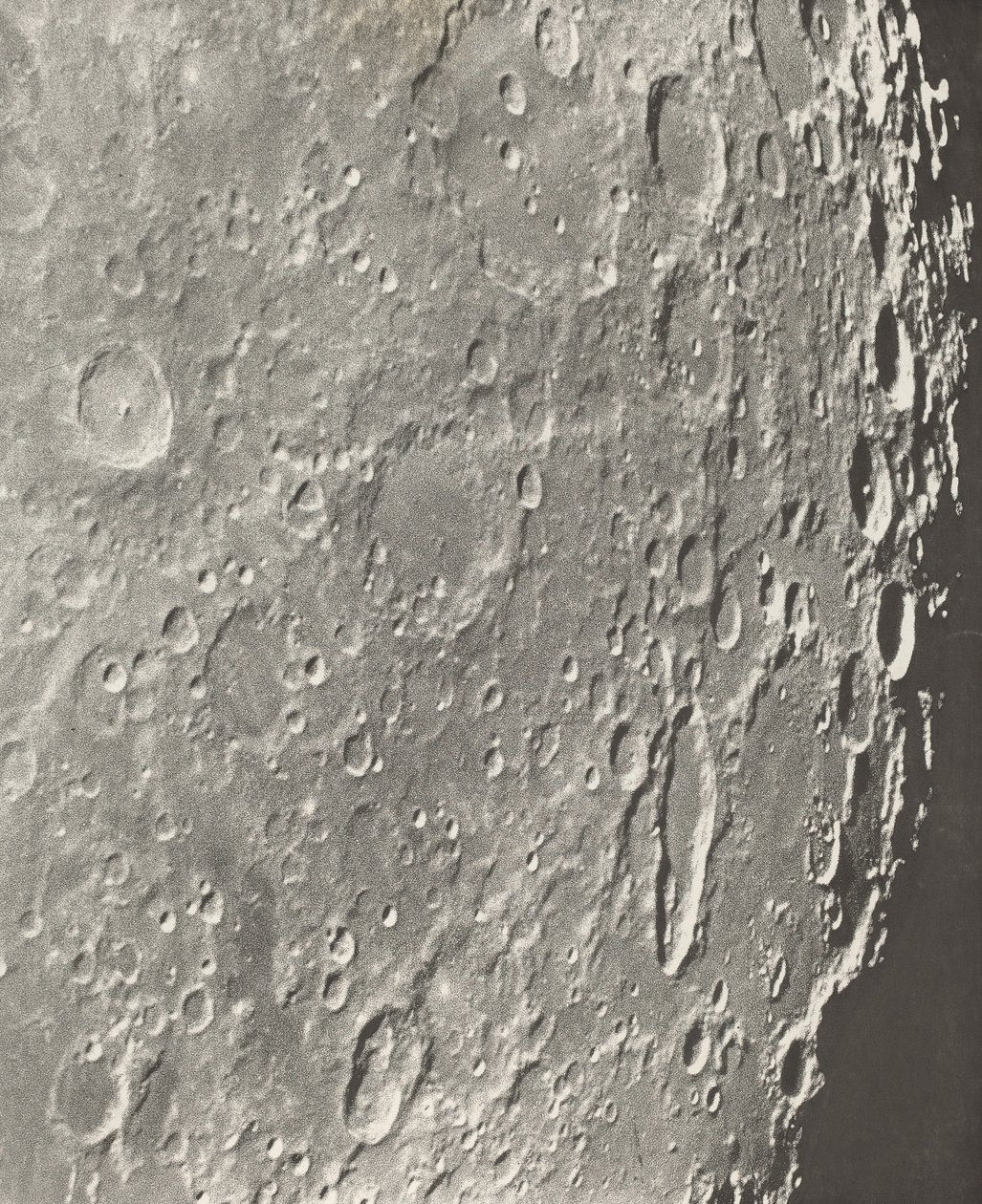 Fotografía lunar Blancanus - Tycho - Schiller,1899 (foto) de Moritz & Puiseux Pierre Henri (1855 1928) Loewy